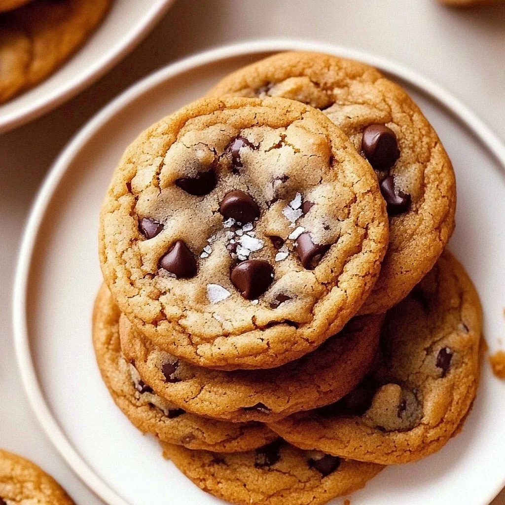 Chewy pumpkin chocolate chip cookies on a plate with warm fall spices