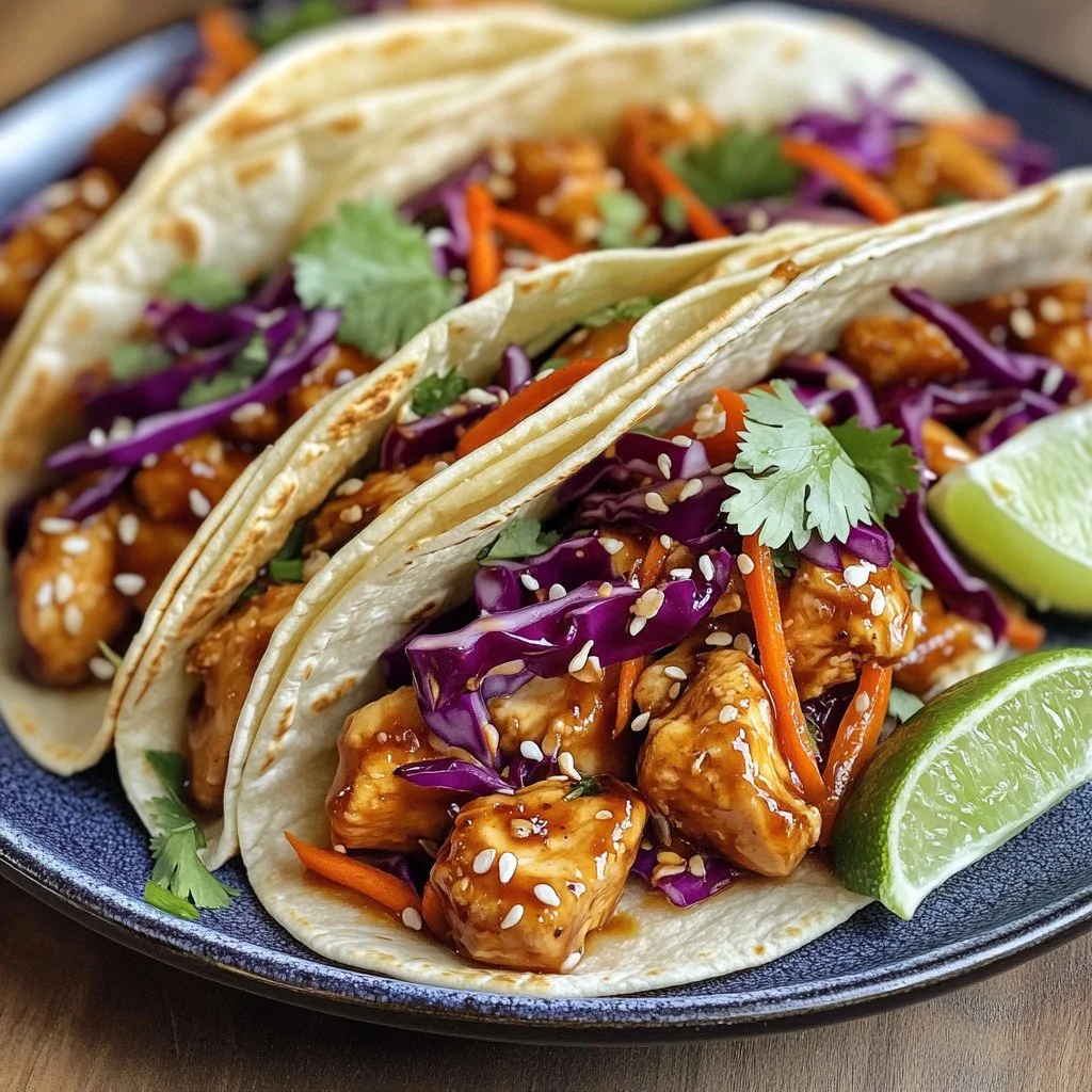 Delicious Chicken Wonton Tacos served with fresh toppings and sauces