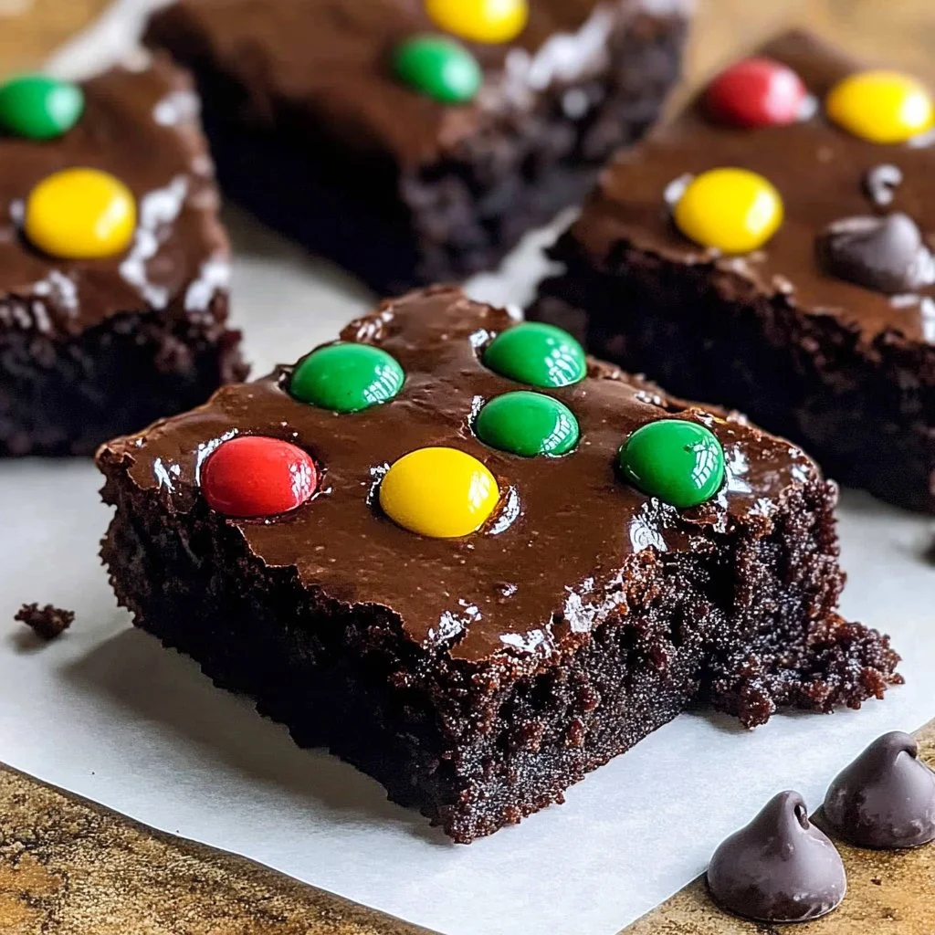 Delicious Cosmic Brownies topped with colorful sprinkles and rich chocolate