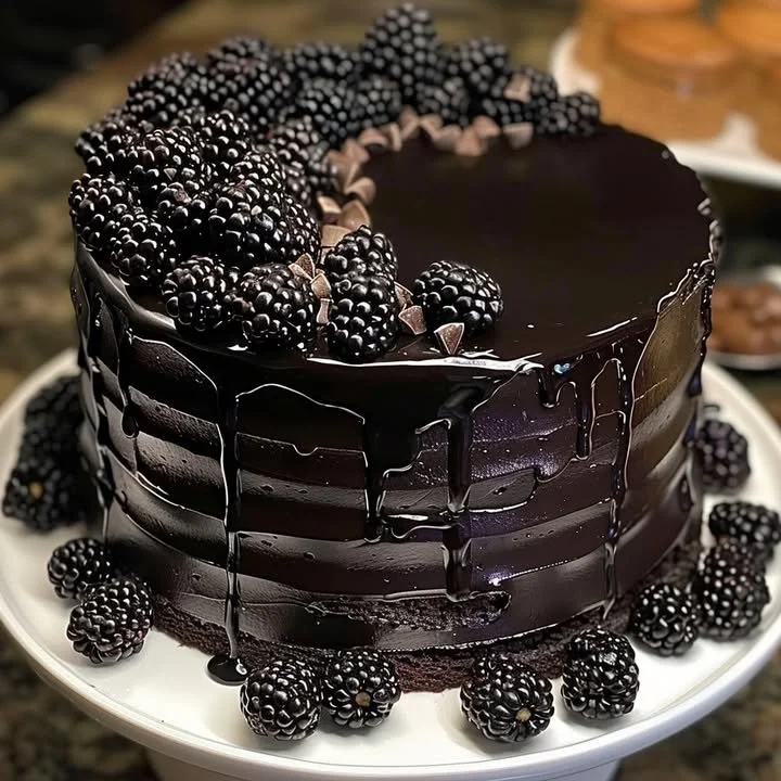 Decadent Black Velvet Cake with rich frosting and elegant presentation