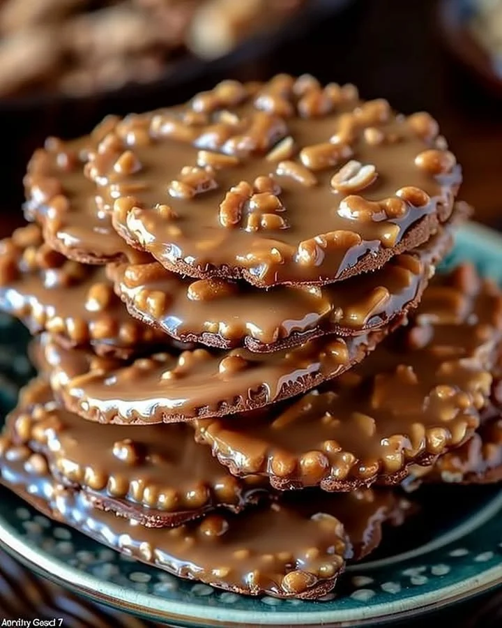 Delicious Caramel Peanut Treats featuring caramel and peanuts.
