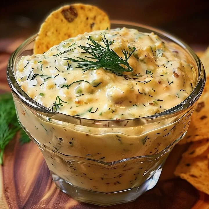 Creamy honey-dill ranch dressing with spices served in a vibrant bowl.