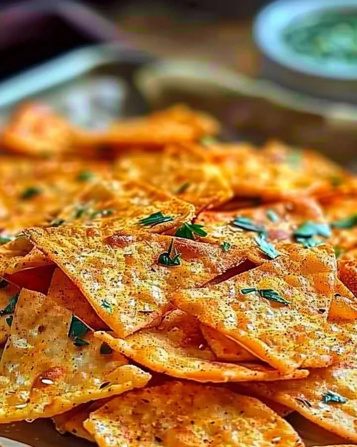 Crispy Cottage Cheese Chips served as a crunchy snack.