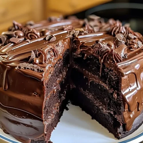 Double Chocolate Coca-Cola Cake with rich chocolate frosting and soda flavor