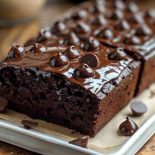 Hot fudge brownie bread, a deliciously rich dessert perfect for chocolate lovers