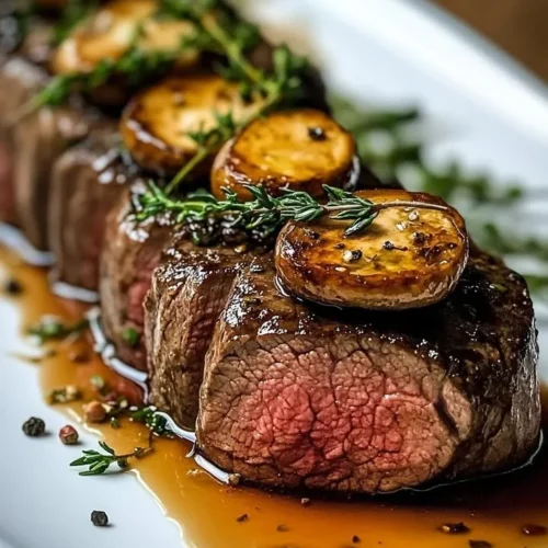 Juicy Million Dollar Roast Beef Tenderloin served on a platter