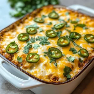 Delicious Keto Taco Casserole topped with cheese and fresh ingredients