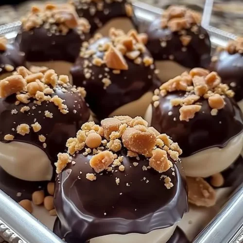 No-Bake Peanut Butter Cheesecake Balls dessert