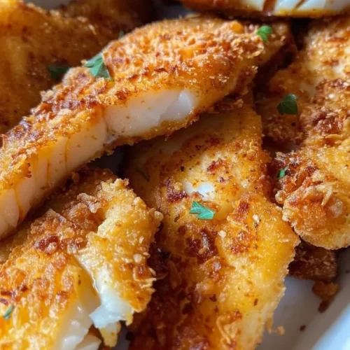 Spicy beer-battered crispy fried fish served with lemon and dipping sauce
